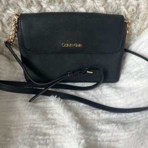 Calvin Klein small black crossbody purse. Brand new